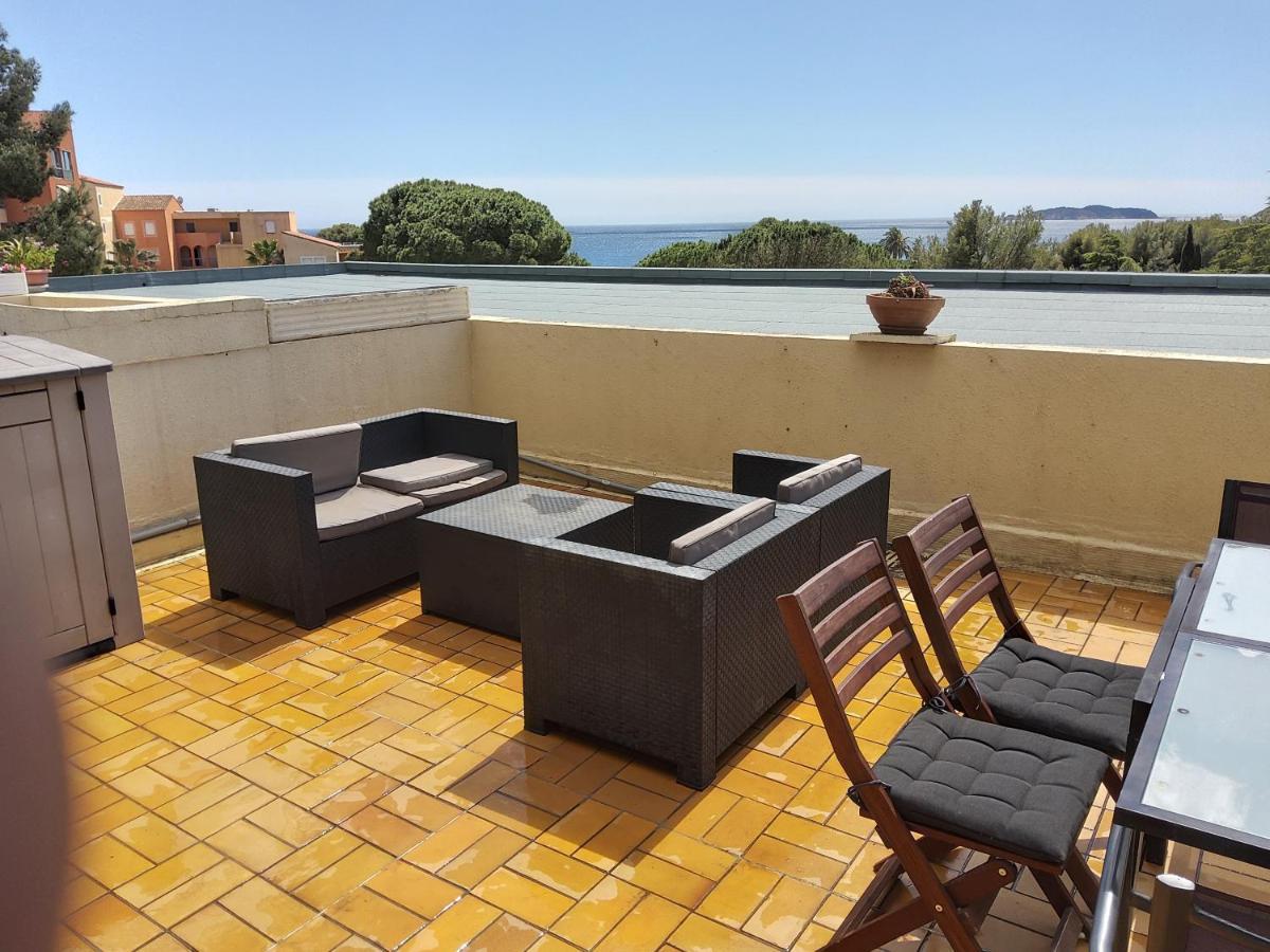 Ferienwohnung Grand T2 Vue Mer La Ciotat Exterior foto